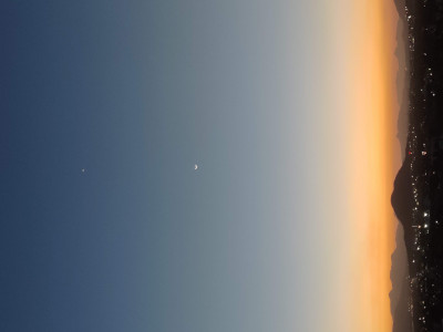 Scenic view - sunset